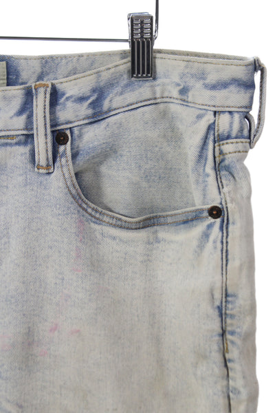 Todd Snyder Mens Straight Jeans Blue Mid-Rise Cotton Button Size 33