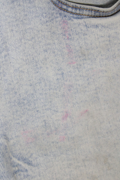 Todd Snyder Mens Straight Jeans Blue Mid-Rise Cotton Button Size 33