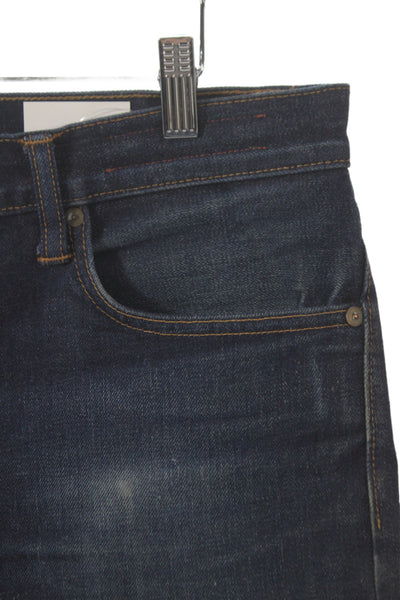 Hiroshi Kato Mens Tapered Blue Jeans Mid Rise Cotton Inseam 30 Size 32