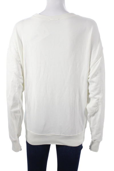 Polo Ralph Lauren Women White Jersey T-Shirt Cotton Size XL