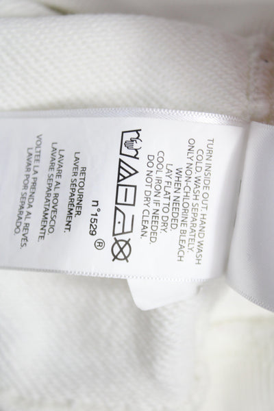 Polo Ralph Lauren Women White Jersey T-Shirt Cotton Size XL