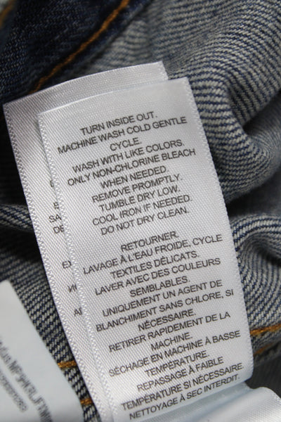 Polo Ralph Lauren Girls Cotton Denim Jean Patches Jacket Blue Size S