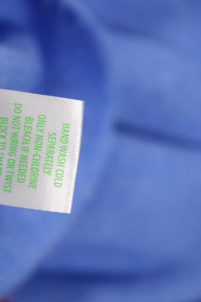 Lily Pulitzer Women Pullover Boat Neck Solid Blue Long Sleeve Size S