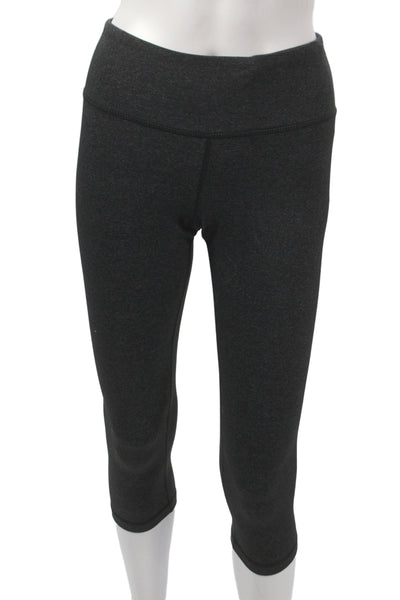 Lululemon Womens Gray Flecked Capri Leggings Athleisure Spring Size XS