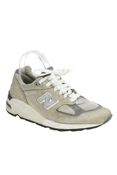New Balance Women's Suede  Laced Running Sneaker Beige  Size 6