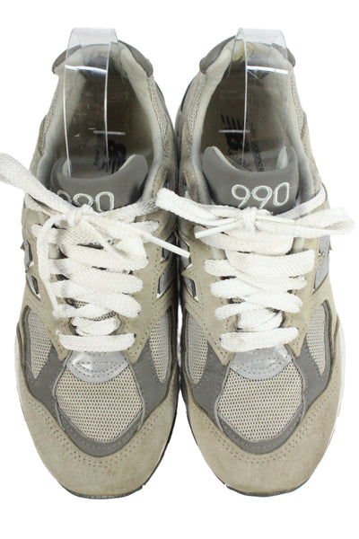 New Balance Women's Suede  Laced Running Sneaker Beige  Size 6