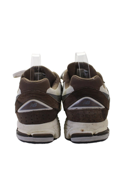 New Balance Unisex Adults Leather Laced up 2002D Lifestyle  Sneakers Brown 8.5