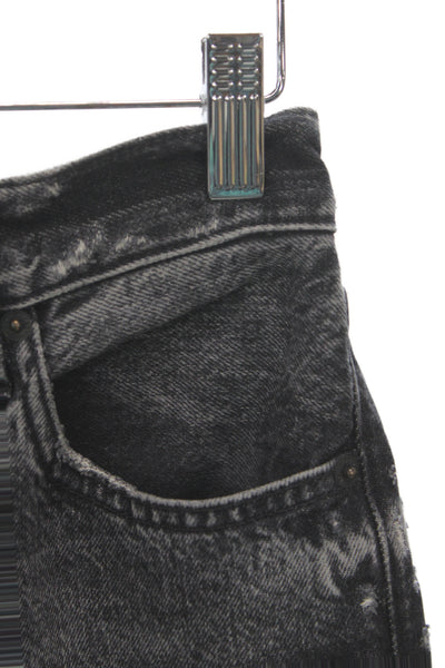 Slvrlake Women Straight Black Mid-Rise Jeans Size 27