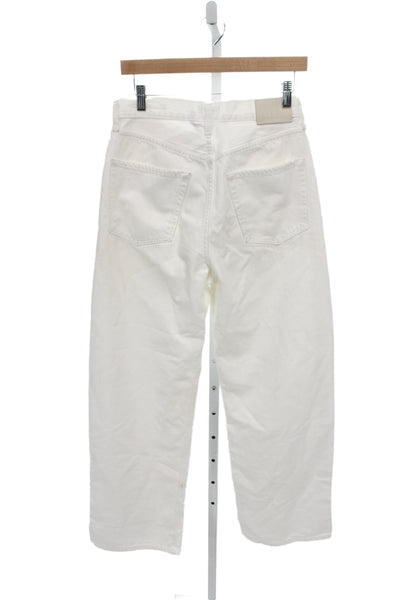 Citizens of Humanity Womens White Straight Jeans 100% Cotton Size 25