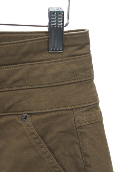 Veronica Beard Womens Brown Chino Pants High Rise Cotton Size 26