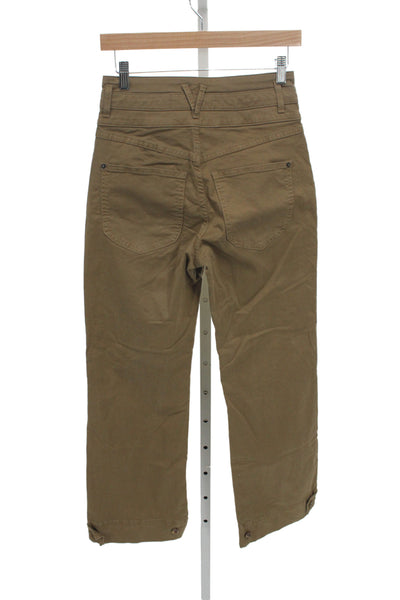 Veronica Beard Womens Brown Chino Pants High Rise Cotton Size 26
