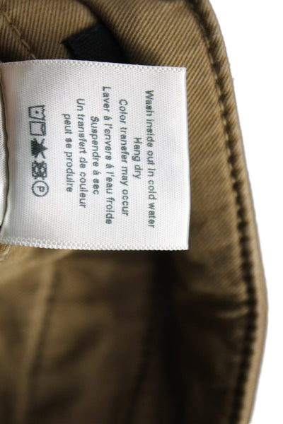 Veronica Beard Womens Brown Chino Pants High Rise Cotton Size 26