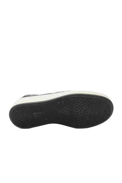 Donald J Pliner Womens Cringle Patent Slip On Loafers Shoes Black Size 6M