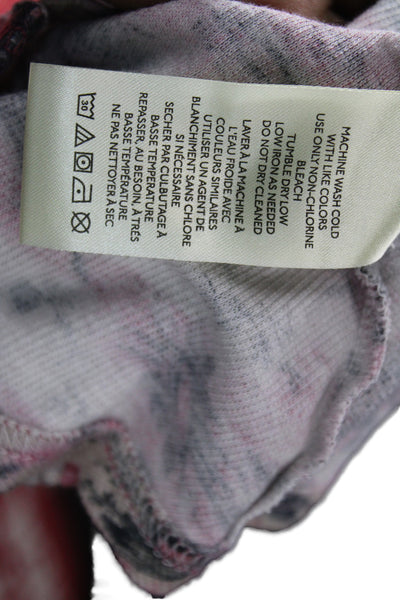 Anthropologie Women Basic Floral Mock Neck Sleeveless Tank Multicolor Size XS