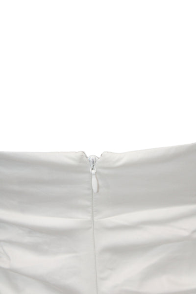 Veronica Beard Women White Fit & Flare Midi Sleeveless Dress Size 4
