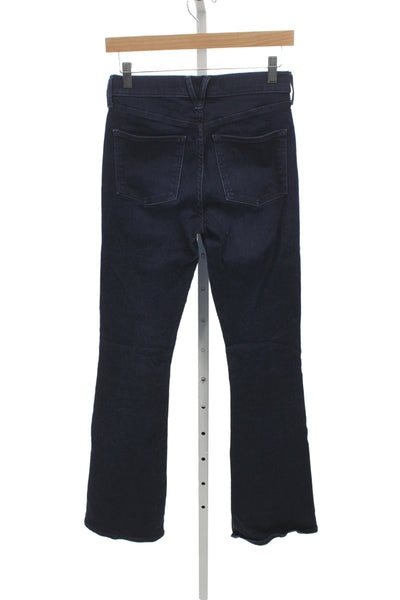 Veronica Beard Women Flared Jeans Blue Cotton High Rise 33in Inseam Size 26