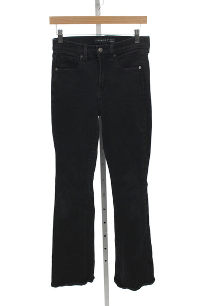 Veronica Beard Women Black High Rise Bootcut Jeans Cotton Size 27