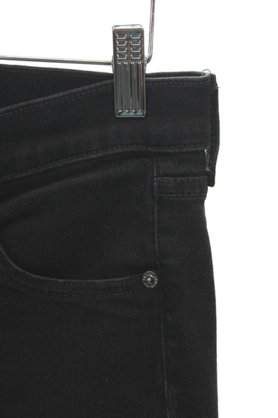 Veronica Beard Women Black High Rise Bootcut Jeans Cotton Size 27