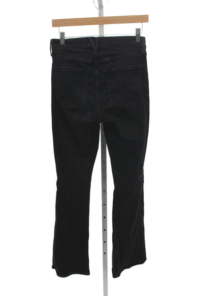 Veronica Beard Women Black High Rise Bootcut Jeans Cotton Size 27