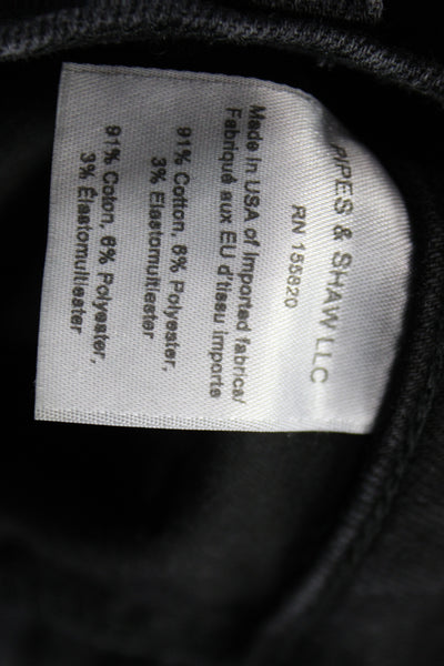 Veronica Beard Women Black High Rise Bootcut Jeans Cotton Size 27