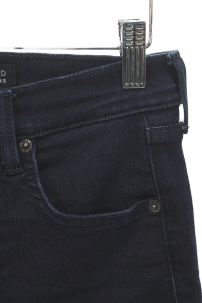 Veronica Beard Womens Bootcut Blue Cotton Jeans High Rise Size 26
