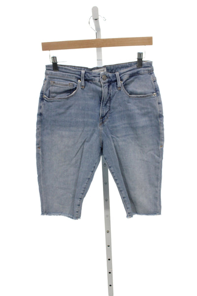 Good American Women Bermuda Shorts Blue Size 8