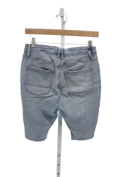 Good American Women Bermuda Shorts Blue Size 8