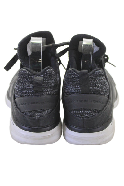APL Womens Ascend Lace Up Athletic Sneakers Black White Size 7.5