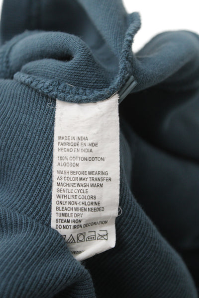 Timberland Mens Clothing Blue Pullover Sweatshirt Cotton Long Sleeve Size 2XL