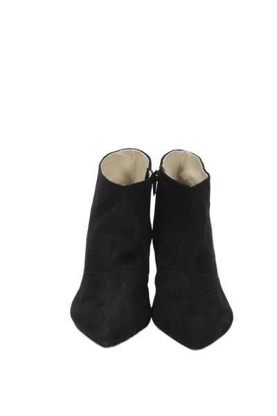 Amalfi by Rangoni Womens Suede Angela Ankle Boots Black Size 10 Medium