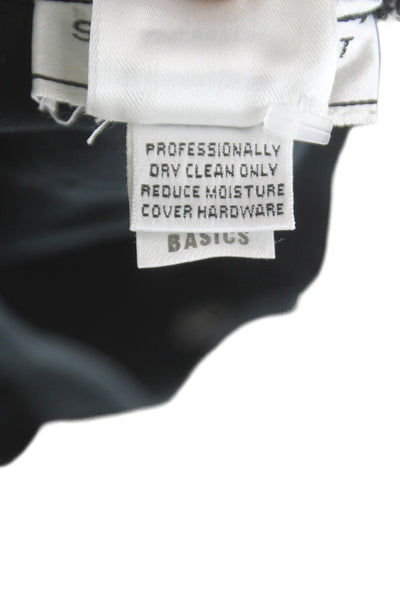 St. John Sport By Marie Gray Womens Dress Pants Black Cotton Size 14