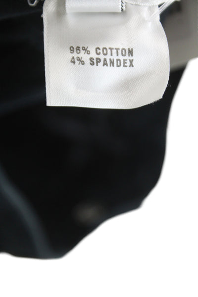 St. John Sport By Marie Gray Womens Dress Pants Black Cotton Size 14