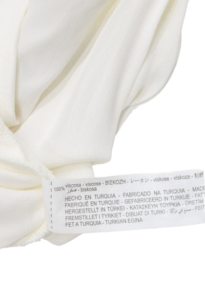 Zara Womens White Cowl Neck Tank 100% Viscose Size S
