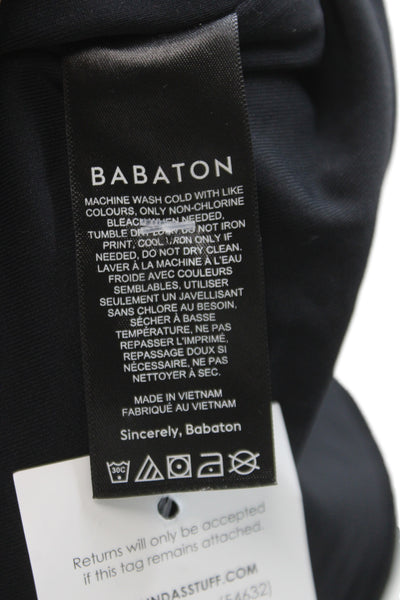 Babaton Womens Square Neck Long Sleeve One Piece Bodysuit Black Size XS
