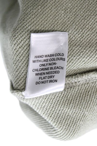 Essentials Unisex Adults Jogger Pants Green Cotton Drawstring Size S