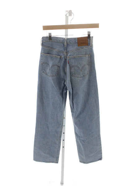 Levi Strauss & Co Women Ankle High Rise Blue Cotton Jeans Vintage Size 26