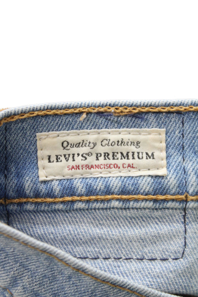 Levi Strauss & Co Women Ankle High Rise Blue Cotton Jeans Vintage Size 26