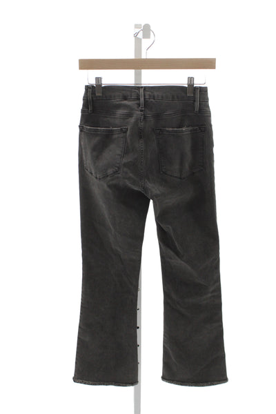 Frame Womens Bootcut Gray Cotton High Rise Jeans Size 26