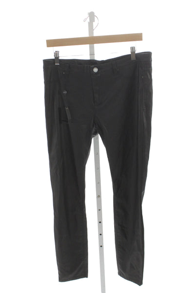 Blank NYC Women Ankle Black Pants 60% Polyurethane Button Inseam 27 Size 31