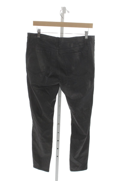 Blank NYC Women Ankle Black Pants 60% Polyurethane Button Inseam 27 Size 31