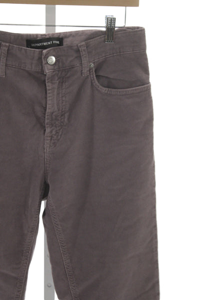 Department Five Womens Purple Corduroy Pants Size 27