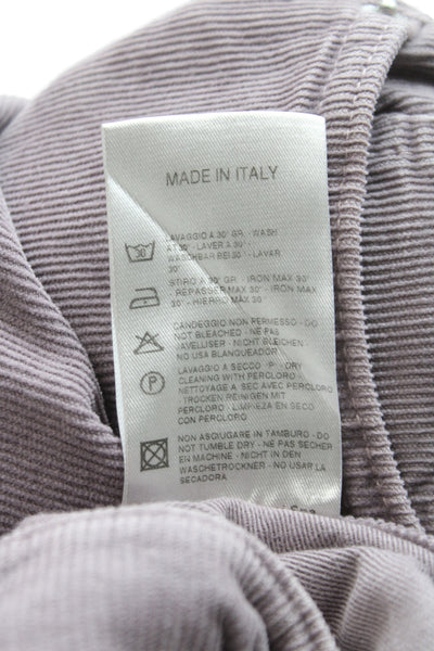 Department Five Womens Purple Corduroy Pants Size 27