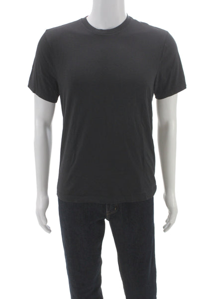 J Crew Mens Black Basic Cotton Crewneck Short Sleeve T Shirt Size S