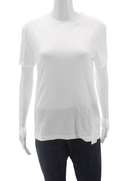 J Crew Womens Basic Cotton Crew Neck Short Sleeve T-Shirt White Size S