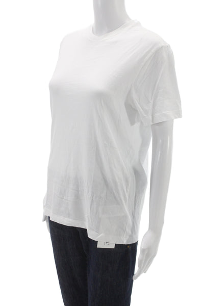J Crew Womens Basic Cotton Crew Neck Short Sleeve T-Shirt White Size S