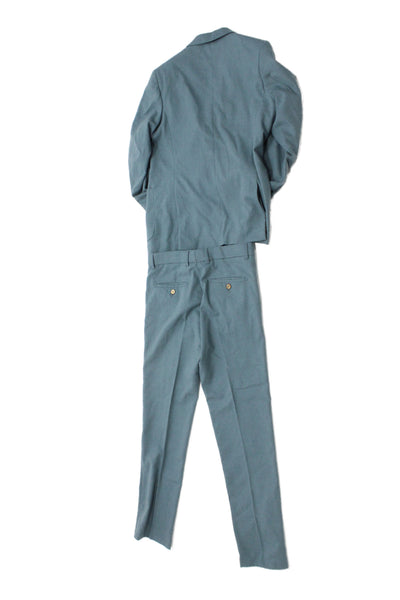 Isaac Mizrahi New York Childrens Boys Two Button Suit Blue Size 16