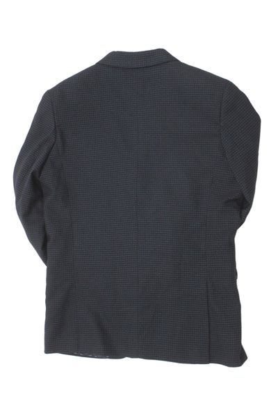 Isaac Mizrahi New York Childrens Boys Plaid Blazer Blue Black Size 16