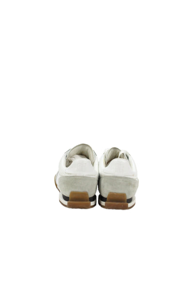 Givenchy Womens Leather Lace Up Low Top Sneakers White Grey Size 40 10