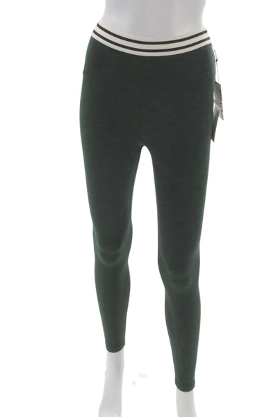 Splits 59 Womens Ankle Leggings Green 84% Polyester Size S
