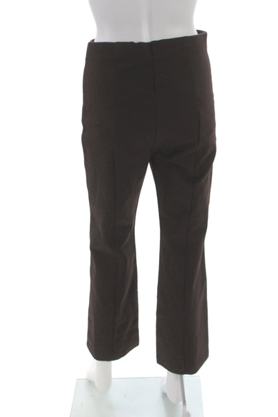 BR Womens Brown Dress Pants Viscose Pull On Size S